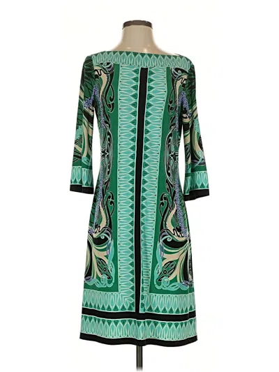 Pre-owned Donna Morgan Casual Dress In Green