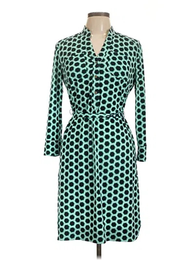 Pre-owned Donna Morgan Casual Dress In Green
