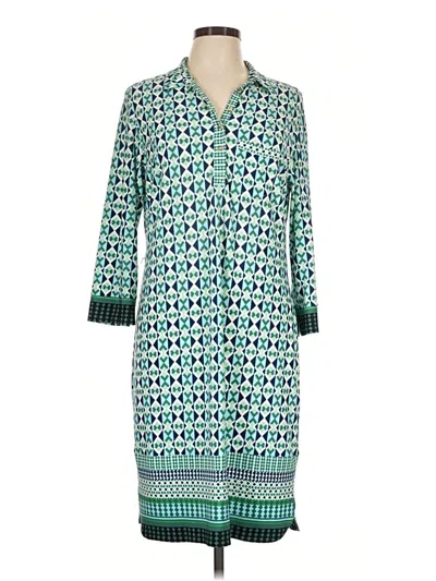 Pre-owned Donna Morgan Casual Dress In Green