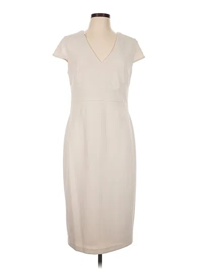 Pre-owned Donna Morgan Casual Dress In Ivory