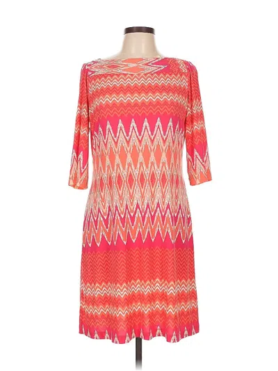 Pre-owned Donna Morgan Casual Dress In Orange