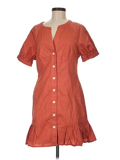 Pre-owned Donna Morgan Casual Dress In Orange