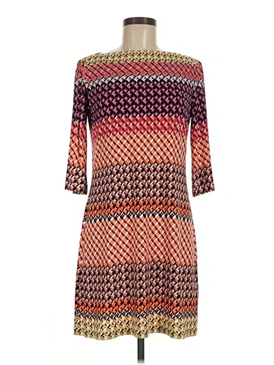 Pre-owned Donna Morgan Casual Dress In Orange