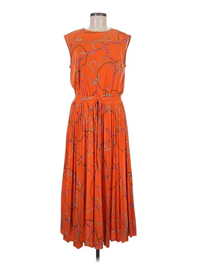 Pre-owned Donna Morgan Casual Dress In Orange