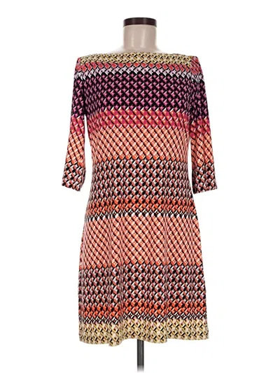 Pre-owned Donna Morgan Casual Dress In Orange