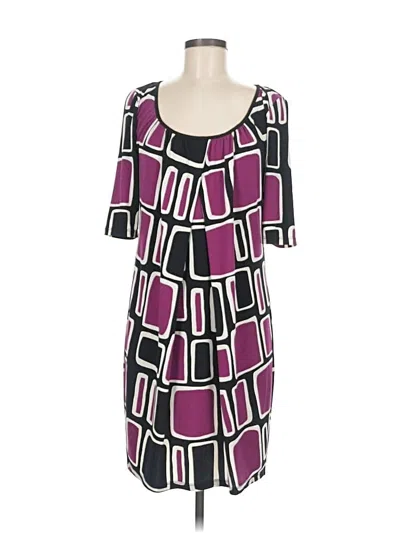 Pre-owned Donna Morgan Casual Dress In Purple