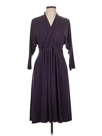 Pre-owned Donna Morgan Casual Dress In Purple