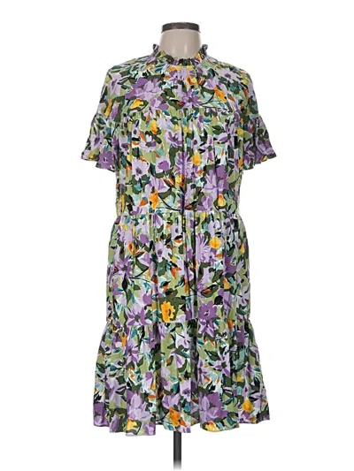 Pre-owned Donna Morgan Casual Dress In Purple