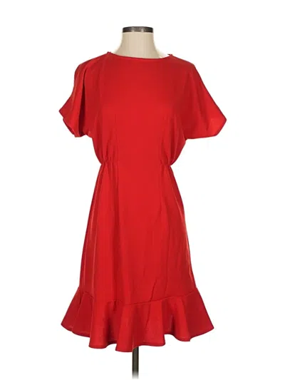 Pre-owned Donna Morgan Casual Dress In Red