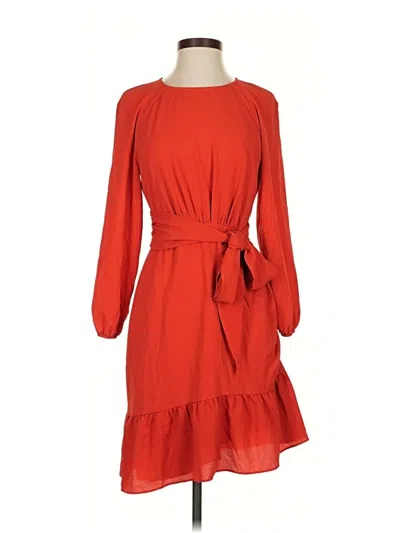 Pre-owned Donna Morgan Casual Dress In Red