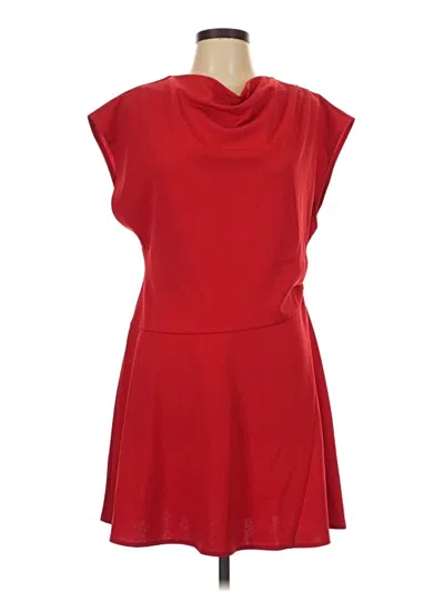 Pre-owned Donna Morgan Casual Dress In Red