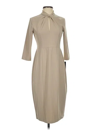 Pre-owned Donna Morgan Casual Dress In Tan