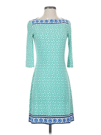 Pre-owned Donna Morgan Casual Dress In Teal
