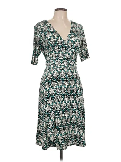 Pre-owned Donna Morgan Casual Dress In Teal