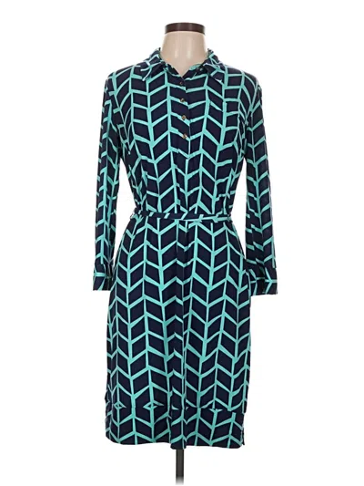 Pre-owned Donna Morgan Casual Dress In Teal