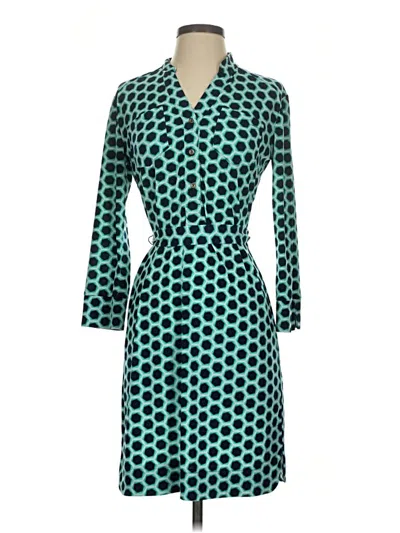 Pre-owned Donna Morgan Casual Dress In Teal
