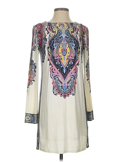 Pre-owned Donna Morgan Casual Dress In White