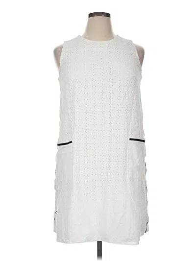 Pre-owned Donna Morgan Casual Dress In White