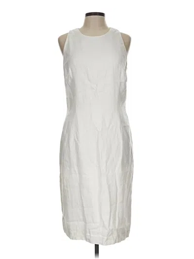 Pre-owned Donna Morgan Casual Dress In White