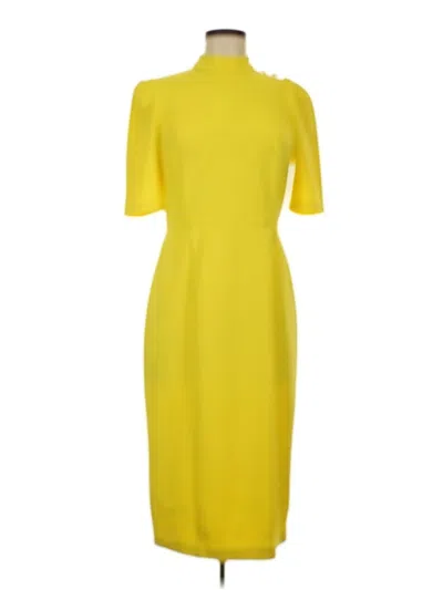 Pre-owned Donna Morgan Casual Dress In Yellow