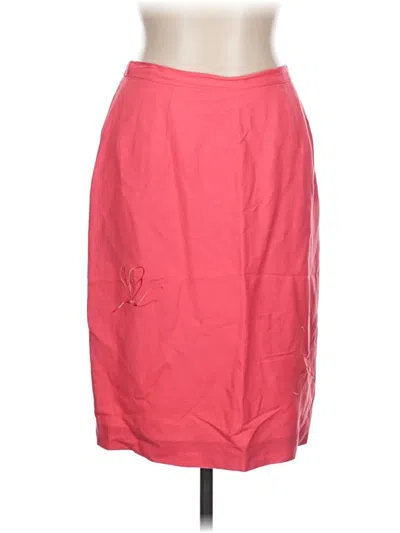 Pre-owned Donna Morgan Casual Skirt In Red