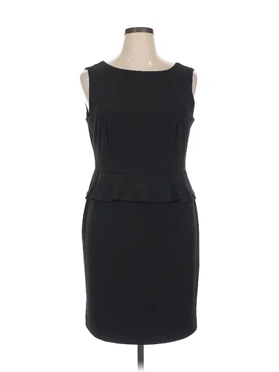 Pre-owned Donna Morgan Cocktail Dress In Black
