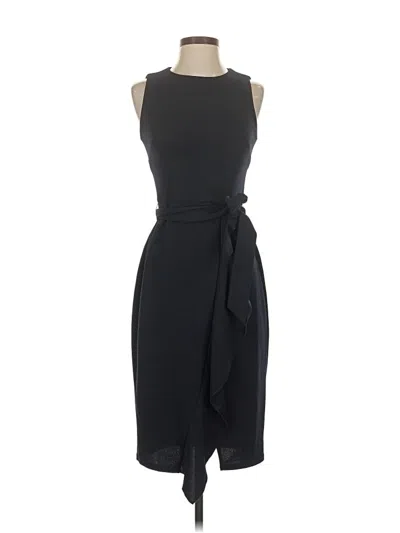 Pre-owned Donna Morgan Cocktail Dress In Black