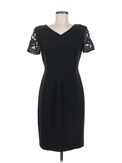 Pre-owned Donna Morgan Cocktail Dress In Black