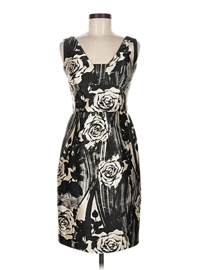 Pre-owned Donna Morgan Cocktail Dress In Black