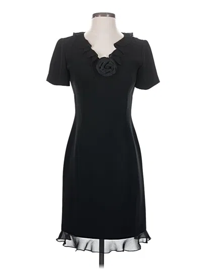 Pre-owned Donna Morgan Cocktail Dress In Black