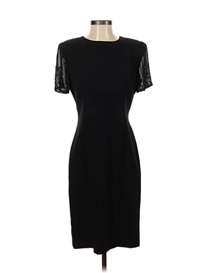 Pre-owned Donna Morgan Cocktail Dress In Black