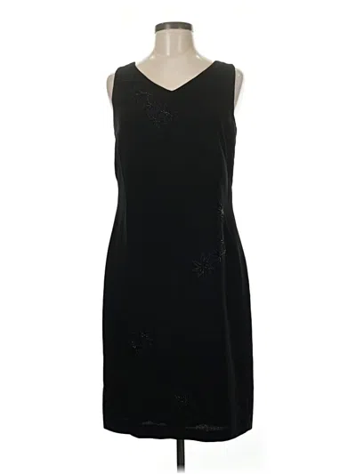 Pre-owned Donna Morgan Cocktail Dress In Black