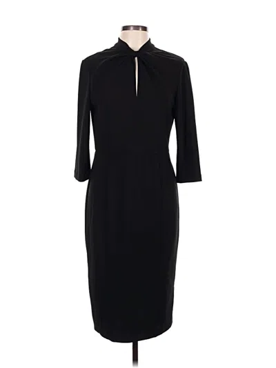 Pre-owned Donna Morgan Cocktail Dress In Black