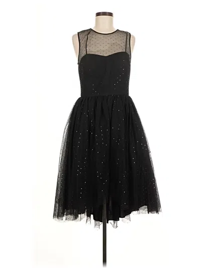 Pre-owned Donna Morgan Cocktail Dress In Black