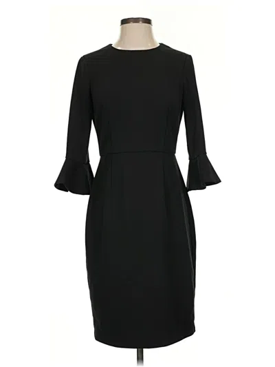 Pre-owned Donna Morgan Cocktail Dress In Black