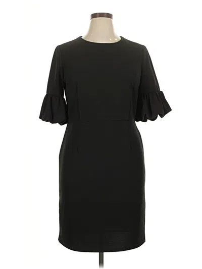 Pre-owned Donna Morgan Cocktail Dress In Black