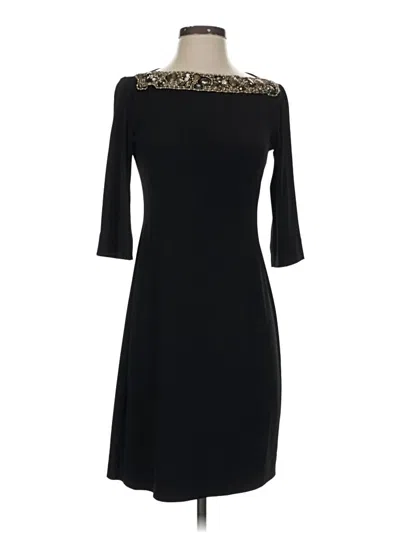 Pre-owned Donna Morgan Cocktail Dress In Black