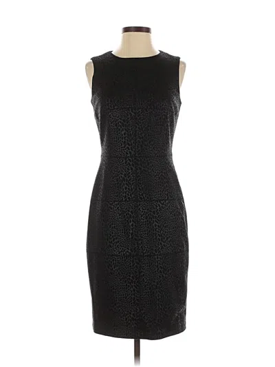 Pre-owned Donna Morgan Cocktail Dress In Black