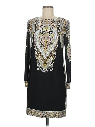 Pre-owned Donna Morgan Cocktail Dress In Black