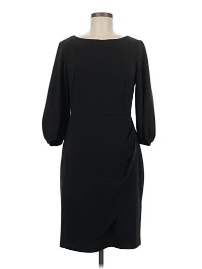 Pre-owned Donna Morgan Cocktail Dress In Black
