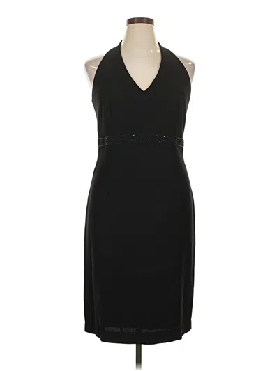 Pre-owned Donna Morgan Cocktail Dress In Black