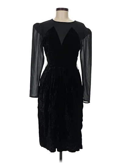 Pre-owned Donna Morgan Cocktail Dress In Black