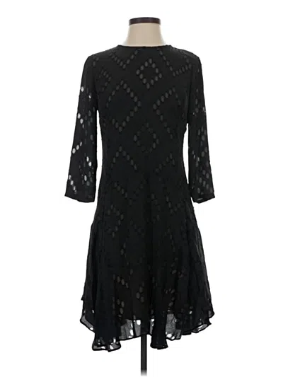 Pre-owned Donna Morgan Cocktail Dress In Black