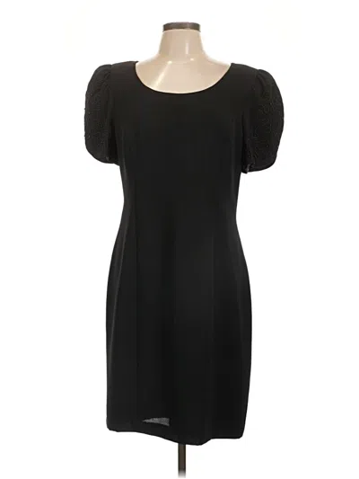 Pre-owned Donna Morgan Cocktail Dress In Black