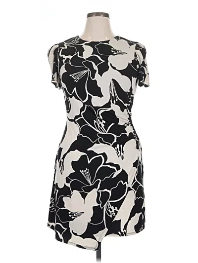 Pre-owned Donna Morgan Cocktail Dress In Black