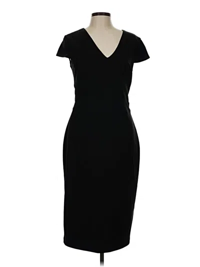 Pre-owned Donna Morgan Cocktail Dress In Black