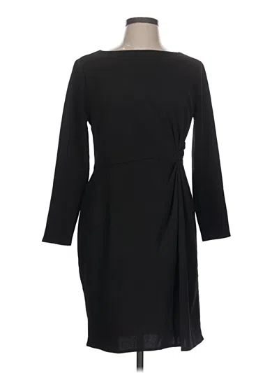 Pre-owned Donna Morgan Cocktail Dress In Black