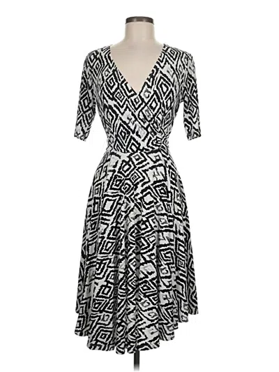 Pre-owned Donna Morgan Cocktail Dress In Black