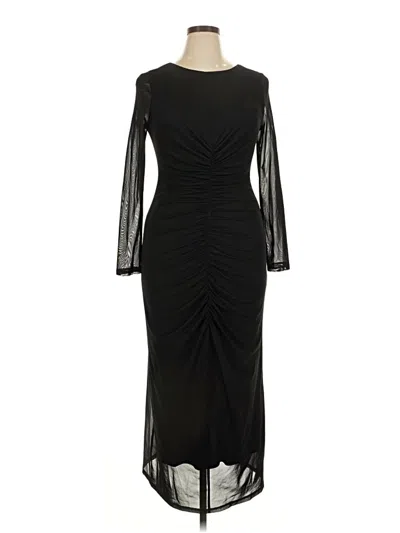 Pre-owned Donna Morgan Cocktail Dress In Black