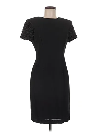 Pre-owned Donna Morgan Cocktail Dress In Black
